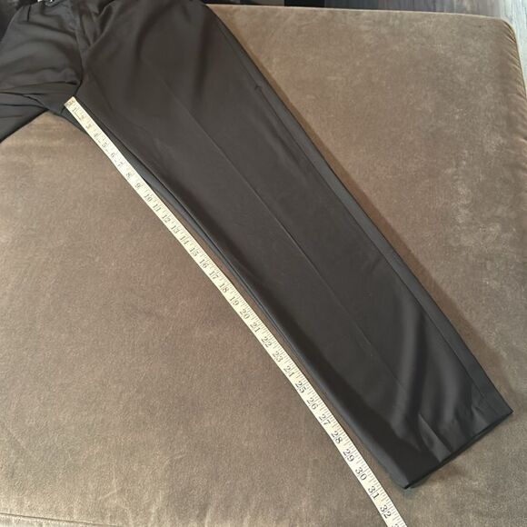 Men’s Black Formal Flat Fronted Dress Pants Size 36 (L) NWOT - Picture 3 of 9